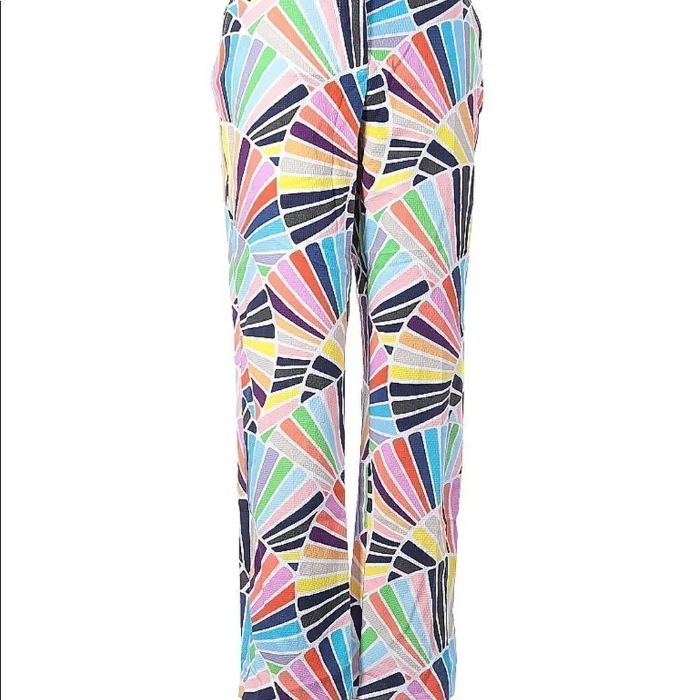 Trina Turk‎ Geometric Haute Havana Moss Coppelia Pants